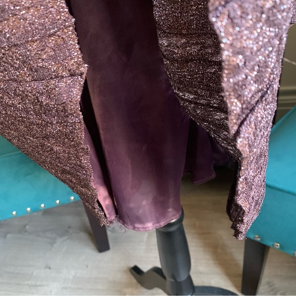 MISSONI PURPLE BROWN MIDI DRESS - Picture 6 of 13